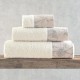 Πετσέτες Σετ Bath Collection Aurora Ecru-Beige Cotton Rythmos 3Τεμ