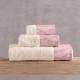 Πετσέτες Σετ Bath Eloise Ecru-Pink (Σε Κουτί) Cotton Rythmos 3Τεμ