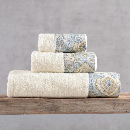 Πετσέτες Σετ Bath Layla Cotton Rythmos 3Τεμ