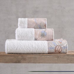 Πετσέτες Σετ Bath Nezure Beige Cotton (Σε Κουτί) Rythmos 3Τεμ Πετσέτες Σετ Bath Nezure Beige Cotton (Σε Κουτί) Rythmos 3Τεμ