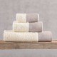 Πετσέτες Σετ Bath Sand Ecru - Beige Cotton (Σε Κουτί) Rythmos 3Τεμ