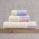 Πετσέτες Σετ Bath Frame Mauve Cotton Rythmos 3Τεμ