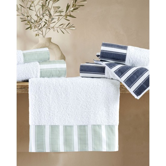 Πετσέτες Σετ Bath Lesley D.Blue Cotton Rythmos 3Τεμ