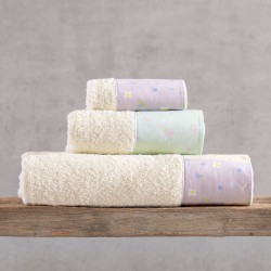 Πετσέτες Σετ Bath Junie Cotton Rythmos 3Τεμ