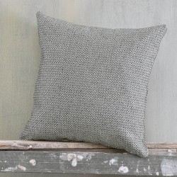 Διακοσμητική Μαξιλαροθήκη Living Room Luna Dark Grey Jacquard Rythmos (40x40) 1Τεμ