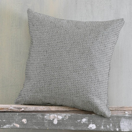 Διακοσμητική Μαξιλαροθήκη Living Room Luna Dark Grey Jacquard Rythmos (40x40) 1Τεμ