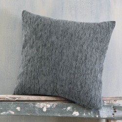 Διακοσμητική Μαξιλαροθήκη Living Room Essie Dark Grey Jacquard Rythmos (40x40) 1Τεμ