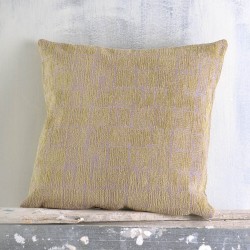 Διακοσμητική Μαξιλαροθήκη Living Room Kenya Ocher Jacquard Rythmos (40X40) 1Τεμ