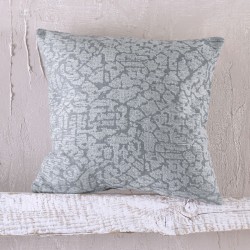 Διακοσμητική Μαξιλαροθήκη Chinille Wonder Grey Jacquard Rythmos (40x40) 1Τεμ