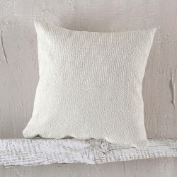 Διακοσμητική Μαξιλαροθήκη Chinille Simplin Ecru Jacquard Rythmos (40x40) 1Τεμ