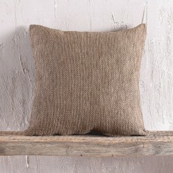 Διακοσμητική Μαξιλαροθήκη Living Room Calhua Brown Jacquard Chenille Rythmos (40x40) 1Τεμ