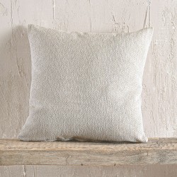 Διακοσμητική Μαξιλαροθήκη Living Room Kento Ecru Jacquard Chenille Rythmos (40x40) 1Τεμ