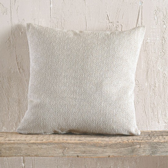 Διακοσμητική Μαξιλαροθήκη Living Room Kento Ecru Jacquard Chenille Rythmos (40x40) 1Τεμ