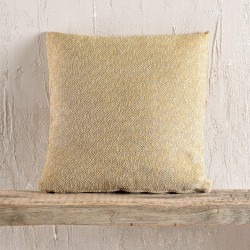 Διακοσμητική Μαξιλαροθήκη Living Room Kento Ocher Jacquard Chenille Rythmos (40x40) 1Τεμ