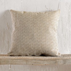 Διακοσμητική Μαξιλαροθήκη Living Room Kento Beige Jacquard Chenille Rythmos (40x40) 1Τεμ