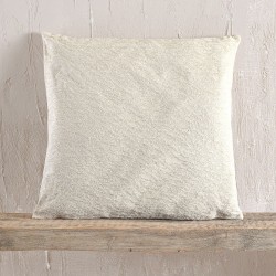 Διακοσμητική Μαξιλαροθήκη Living Room Gozzi Ecru Jacquard Chenille Rythmos (40x40) 1Τεμ