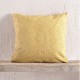 Διακοσμητική Μαξιλαροθήκη Living Room Gozzi Mustard Jacquard Chenille Rythmos (40x40) 1Τεμ