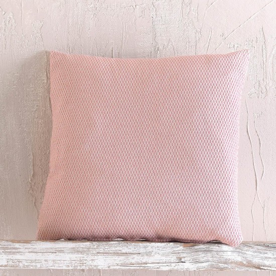 Διακοσμητική Μαξιλαροθήκη Living Room Utopia Pink Jacquard Rythmos (40x40) 1Τεμ