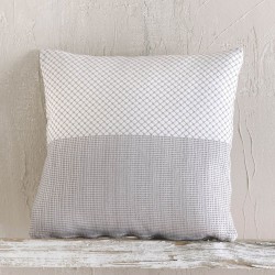 Διακοσμητική Μαξιλαροθήκη Living Room Ombre Grey Jacquard Rythmos (40x40) 1Τεμ
