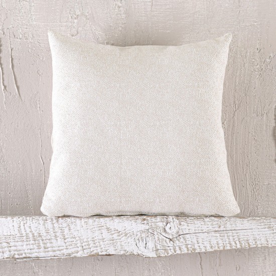Διακοσμητική Μαξιλαροθήκη Only Ecru Jacquard Rythmos (40x40) 1Τεμ