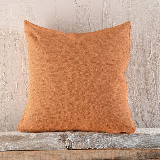 Διακοσμητική Μαξιλαροθήκη Living Room Ermis Terracotta Jacquard Rythmos (40x40) 1Τεμ