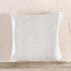 Διακοσμητική Μαξιλαροθήκη Living Room Terrain Ecru Jacquard Rythmos (40x40) 1Τεμ