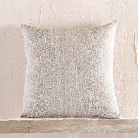 Διακοσμητική Μαξιλαροθήκη Living Room Terrain Beige Jacquard Rythmos (40x40) 1Τεμ