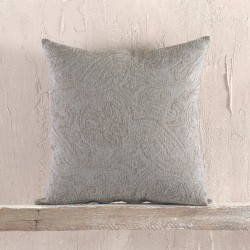 Διακοσμητική Μαξιλαροθήκη Living Room Ivy Brown-Grey Jacquard Rythmos (40x40) 1Τεμ