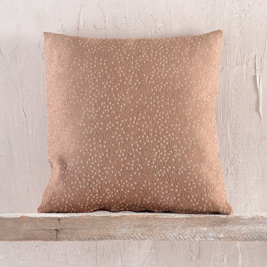 Διακοσμητική Μαξιλαροθήκη Living Room Pixel Brown Jacquard Rythmos (40x40) 1Τεμ