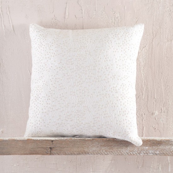 Διακοσμητική Μαξιλαροθήκη Living Room Pixel Ecru Jacquard Rythmos (40x40) 1Τεμ