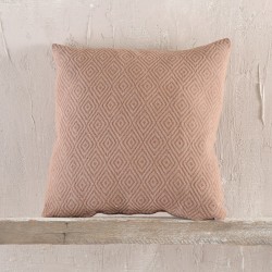 Διακοσμητική Μαξιλαροθήκη Living Room Elysse Brown Jacquard Rythmos (40x40) 1Τεμ