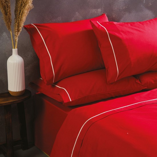 Κουβερλί Υπέρδιπλο Ios Red Cotton Sb Concept (220x240) 1Τεμ