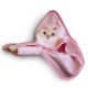 Κάπα Βρεφική Με Κέντημα Bebe Bunny Pink Cotton Sb Concept (75x75) 1Τεμ