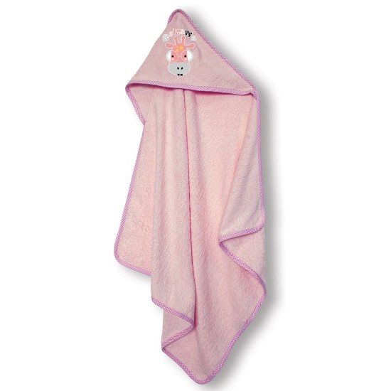 Κάπα Βρεφική Baby Giraffe Pink Cotton Sb Concept (75x75 ) 1Τεμ