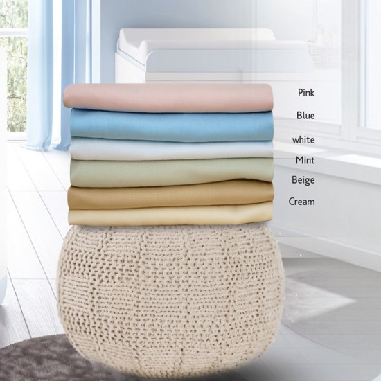 Σεντόνια Βρεφικά Κούνιας Baby Bedroom Solid Delos Cotton Sb Concept (110x160) 1Τεμ