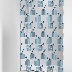 Κουρτίνα Μπάνιου Vinyl Shower Curtains Tropic Blue Elemental By Sealskin (180x200) 1Τεμ