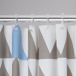Κουρτίνα Μπάνιου Πλαστική Nordic Light Blue Sealskin (180x200) 1Τεμ