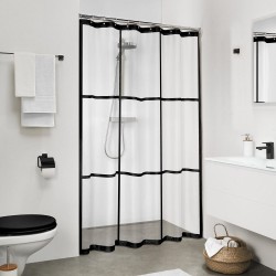 Κουρτίνα Μπάνιου Vinyl Shower Curtains Brix Black Sealskin (180x200) 1Τεμ