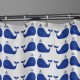 Κουρτίνα Μπάνιου Vinyl Shower Curtains Whale Blue Sealskin (180x200) 1Τεμ