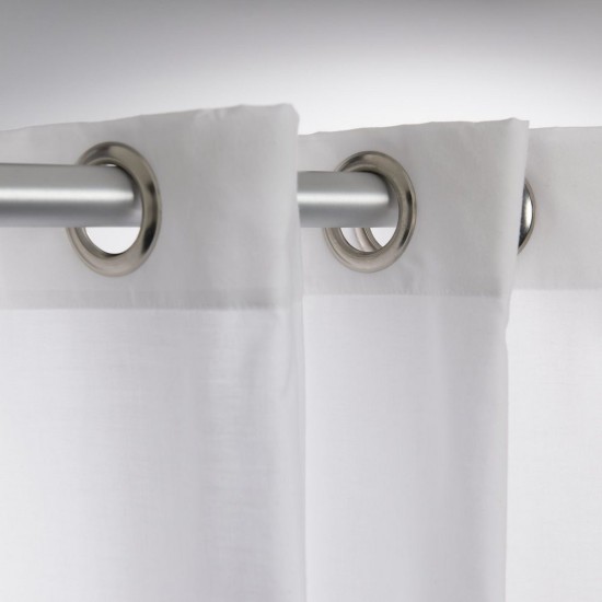 Κουρτίνα Μπάνιου Υφασμάτινη Coloris Off-White Sealskin (180x200) 1Τεμ