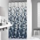 Κουρτίνα Μπάνιου Υφασμάτινη Pixel Black Sealskin (180x200) 1Τεμ