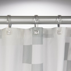 Κουρτίνα Μπάνιου Υφασμάτινη Pixel Black Sealskin (180x200) 1Τεμ