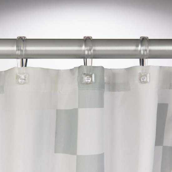 Κουρτίνα Μπάνιου Υφασμάτινη Pixel Black Sealskin (180x200) 1Τεμ