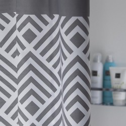 Κουρτίνα Μπάνιου Υφασμάτινη Angoli Grey Sealskin (180x200) 1Τεμ