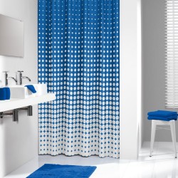 Κουρτίνα Μπάνιου Υφασμάτινη Speckles Royal Blue Sealskin (180x200) 1Τεμ