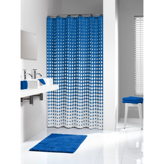 Κουρτίνα Μπάνιου Υφασμάτινη Speckles Royal Blue Sealskin (180x200) 1Τεμ