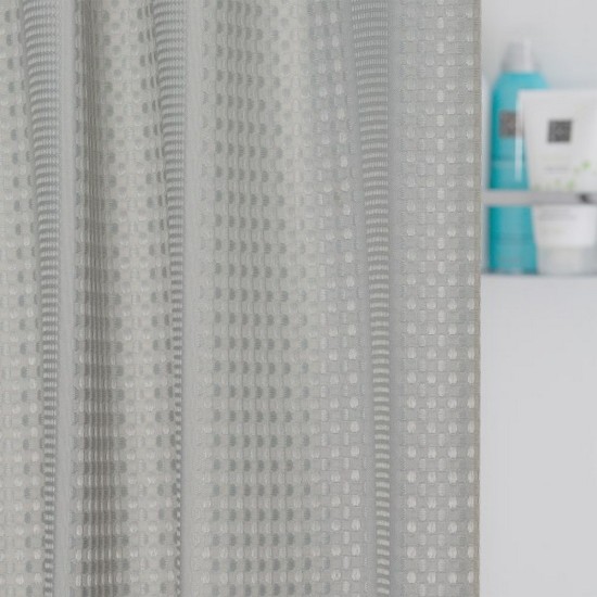 Κουρτίνα Μπάνιου Υφασμάτινη Relative Grey Sealskin (180x200) 1Τεμ
