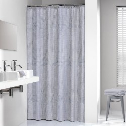 Κουρτίνα Μπάνιου Υφασμάτινη Wave Blue Sealskin (180x200) 1Τεμ