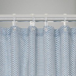 Κουρτίνα Μπάνιου Υφασμάτινη Wave Blue Sealskin (180x200) 1Τεμ