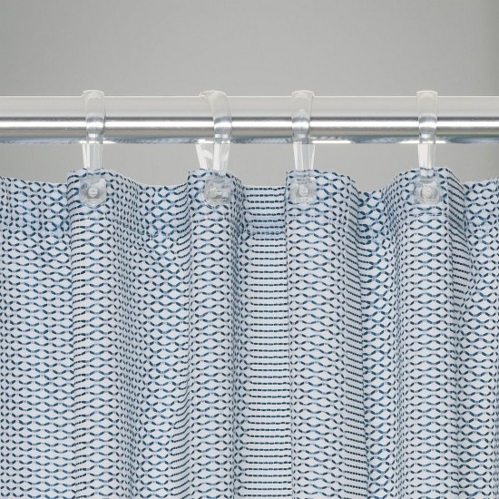 Κουρτίνα Μπάνιου Υφασμάτινη Wave Blue Sealskin (180x200) 1Τεμ